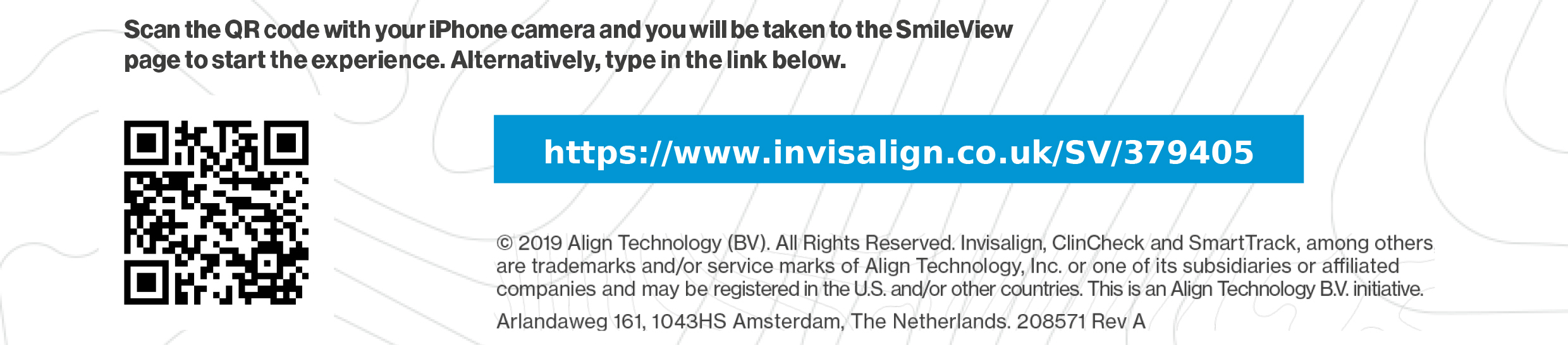 QR CODE FOR invisalign new smile